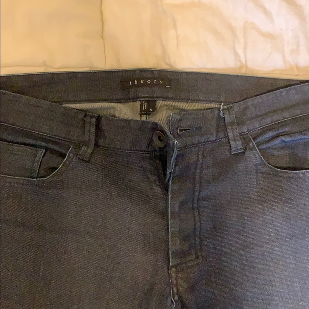 Theory Slim Dark Wash Jeans